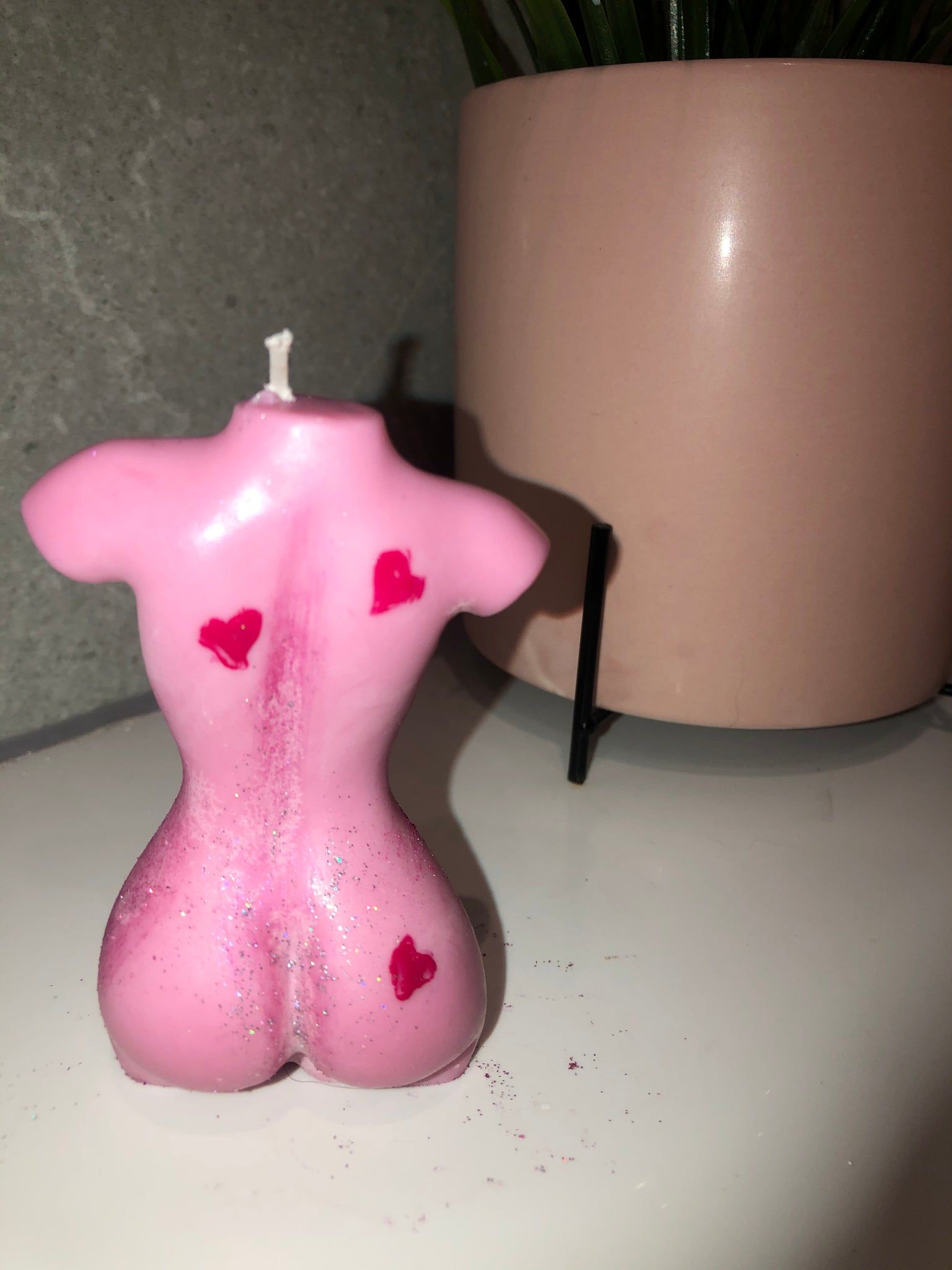 Valentines-themed ‘Ziana’ Love-Heart Candle