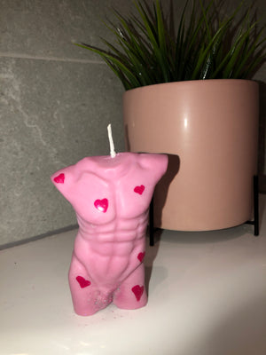 Valentines ‘Flame’ Love-Heart Candle