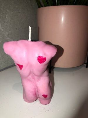 Valentines ‘Flame’ Love-Heart Candle