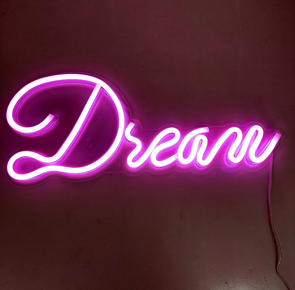 'DREAM' LED Neon Sign